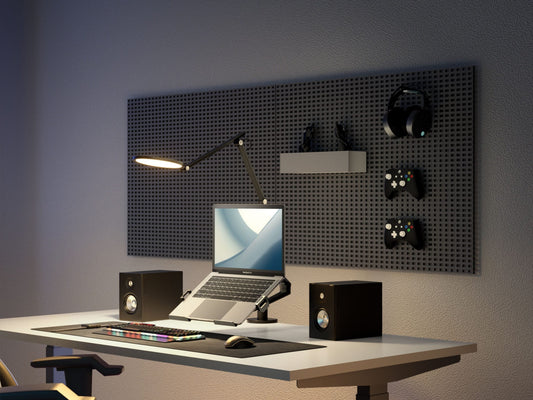 Ergonomic workstation setup