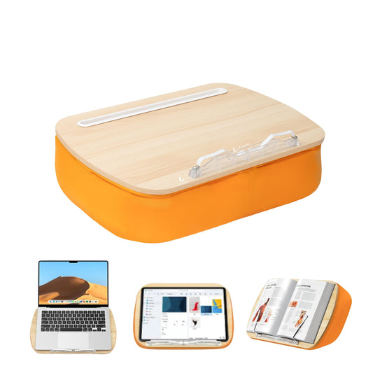 LEVANTU Laptop Cushion/Lap Cushion - Orange