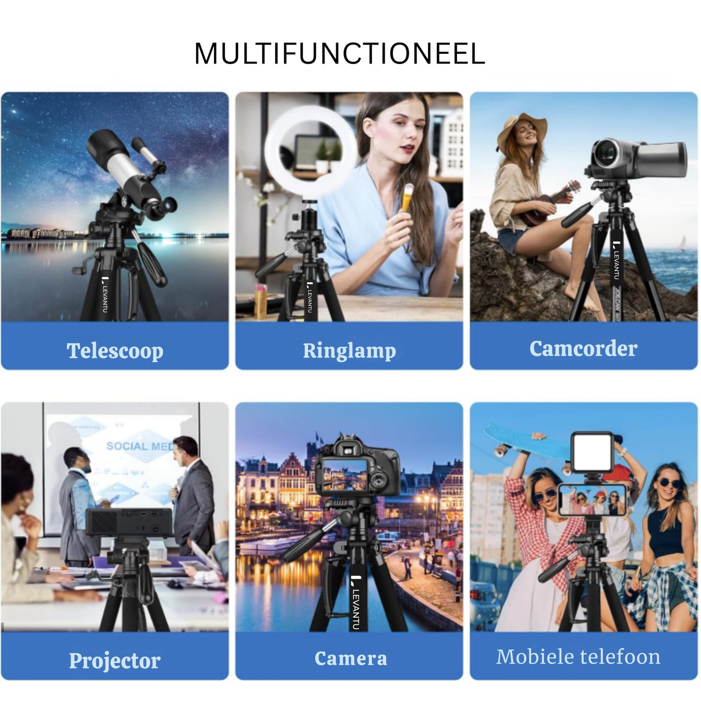 LEVANTU Camera tripod - Camera tripod