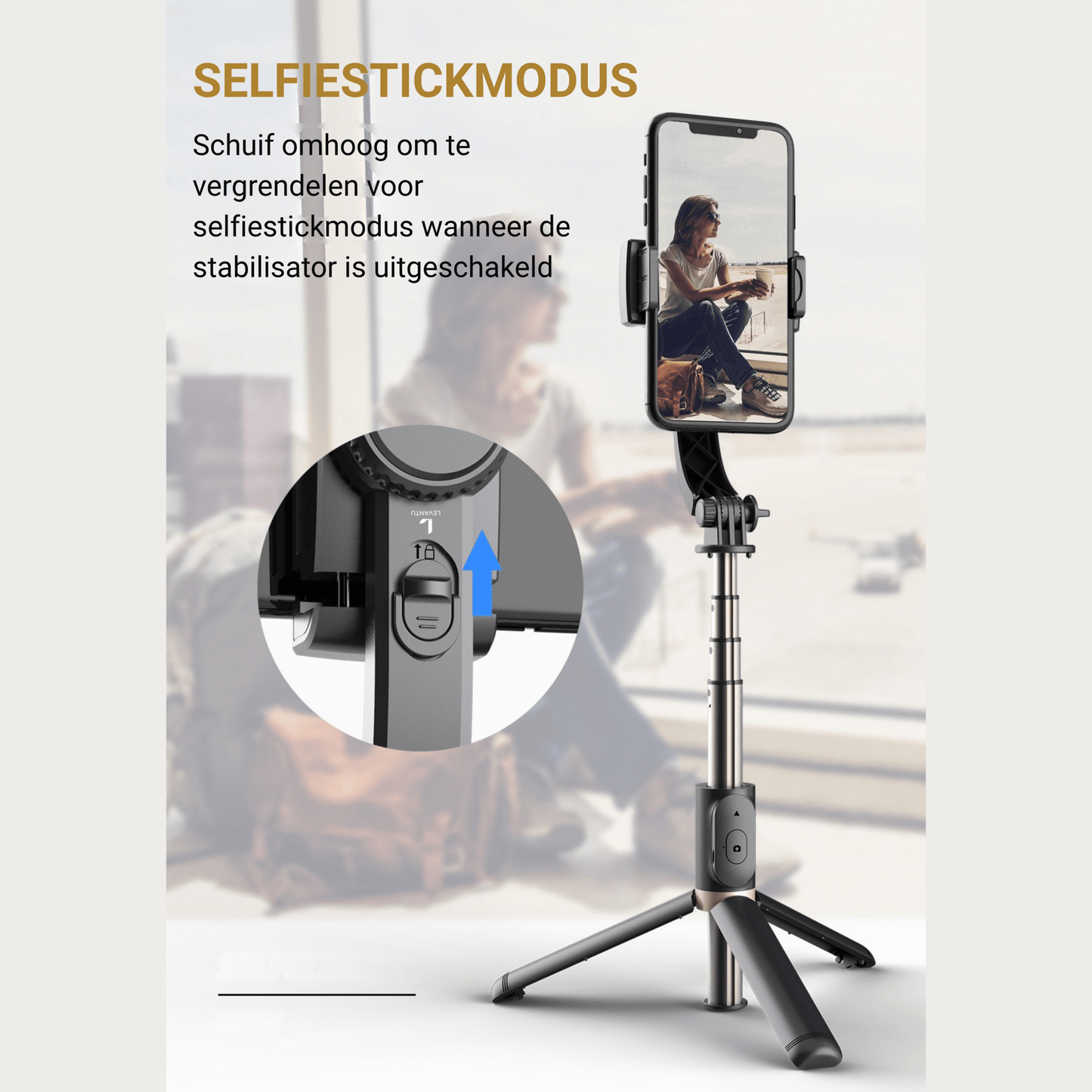 LEVANTU Gimbal Stabilizer for Smartphone