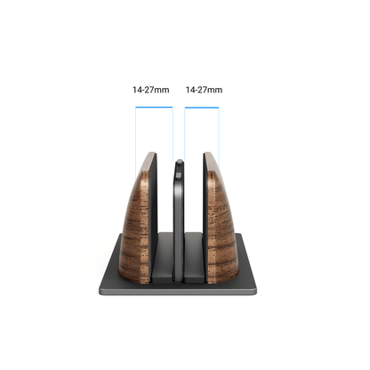 LEVANTU TWINS Verticale Laptophouder- Tablet houder-laptopstandaard