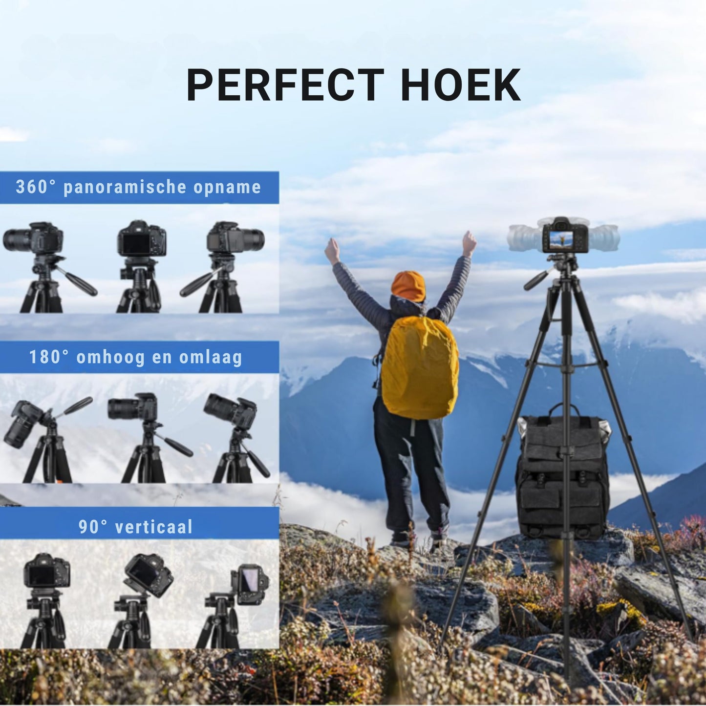 LEVANTU Camera tripod - Camera tripod