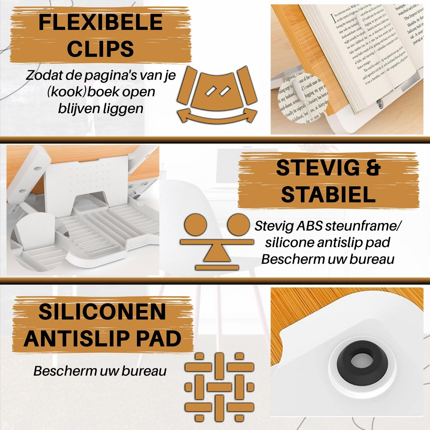 Levantu Orion - Book stand - Tablet stand - Laptop stand