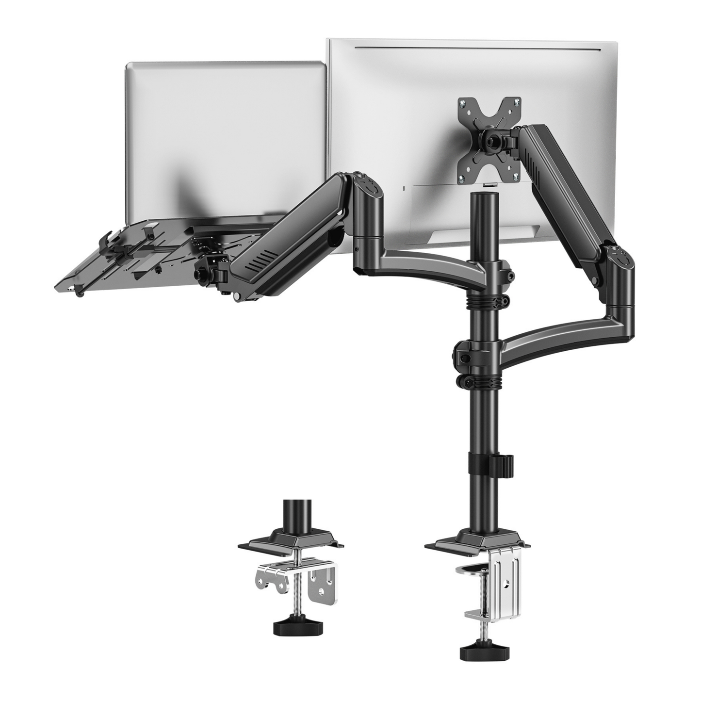 Levantu Star Black - Monitor arm Black for 2 screens - Monitor bracket