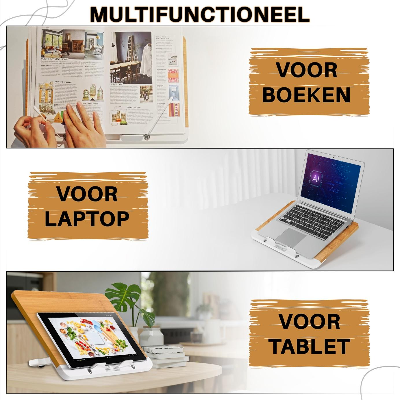 Levantu Orion - Book stand - Tablet stand - Laptop stand