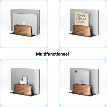 LEVANTU TWINS Verticale Laptophouder- Tablet houder-laptopstandaard