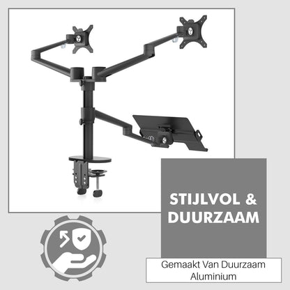 Levantu Venus - Monitor arm voor 3 beeldschermen