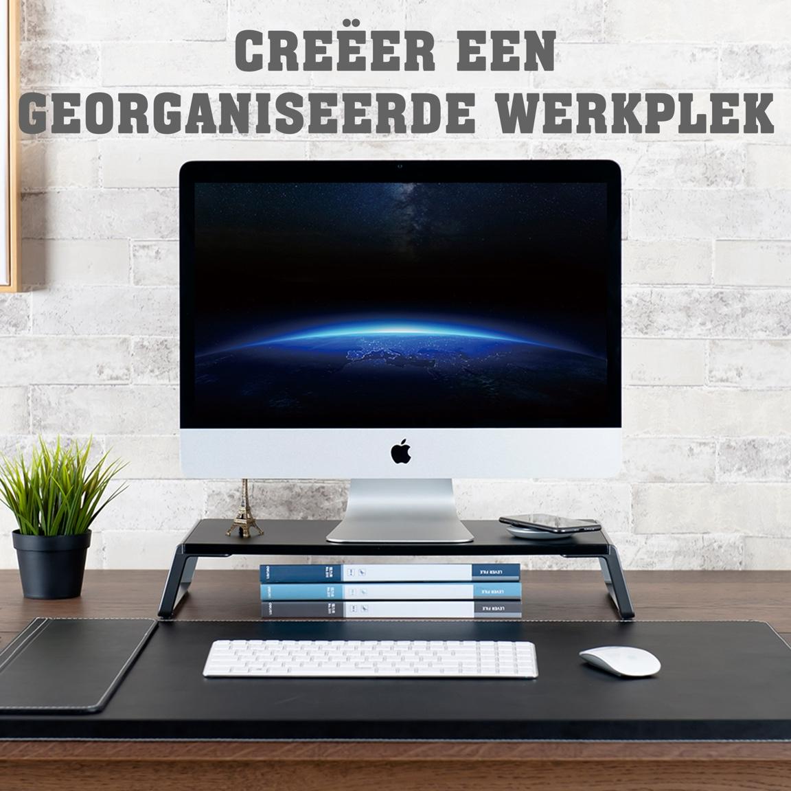 Levantu Pluto Noir - Support pour écran - Rehausseur pour écran