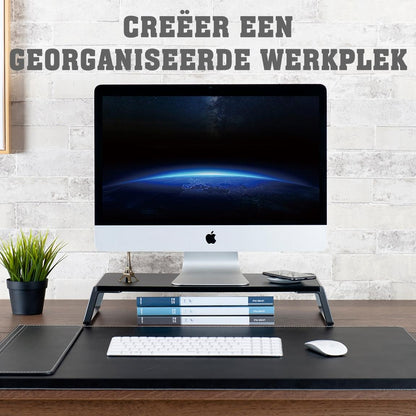 Levantu Pluto Noir - Support pour écran - Rehausseur pour écran