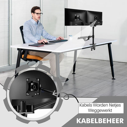 Levantu Venus - Monitor arm voor 3 beeldschermen