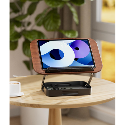 LEVANTU@ Boekenstandaard - Verstelbaar Laptop Standaard - Kookboekhouder - Tablet Standaard - Boekenhouder - Book holder – Bladzijdehouder - 360° Draaibaar