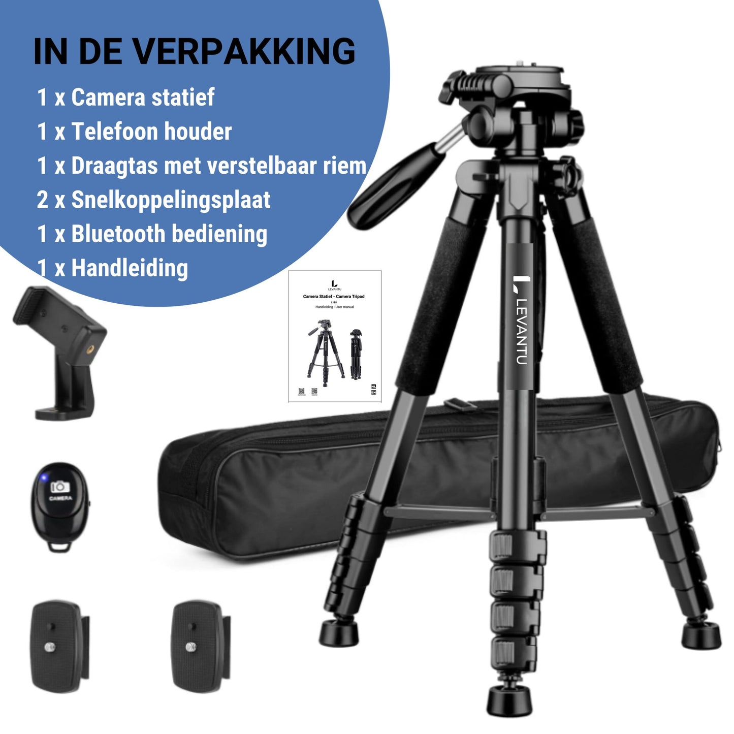 LEVANTU Camera tripod - Camera tripod