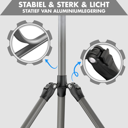 LEVANTU SKY Ringlamp met statief - Studiolamp