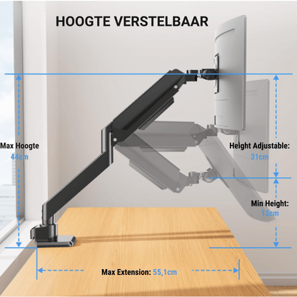 monitor beugel heavy duty 1 arm