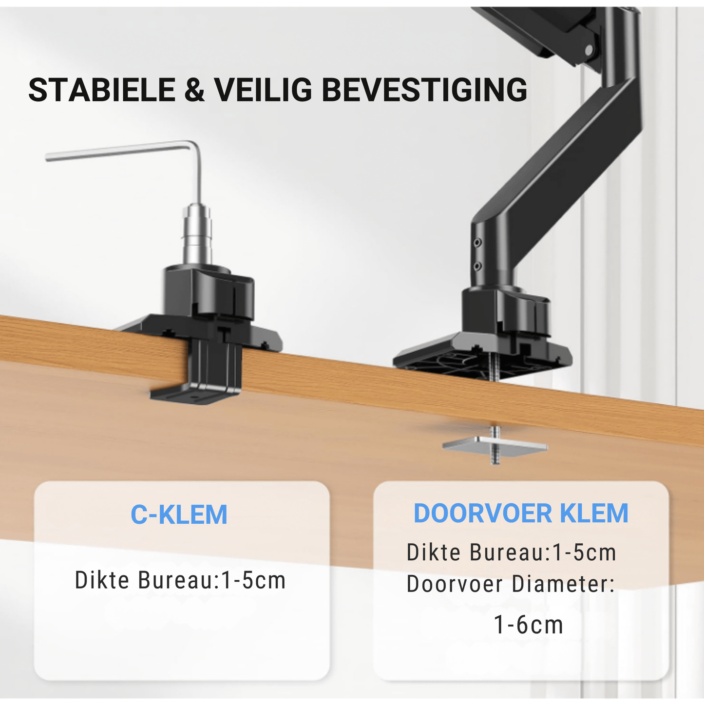 monitorarm heavy duty 1 arm monitor beugel