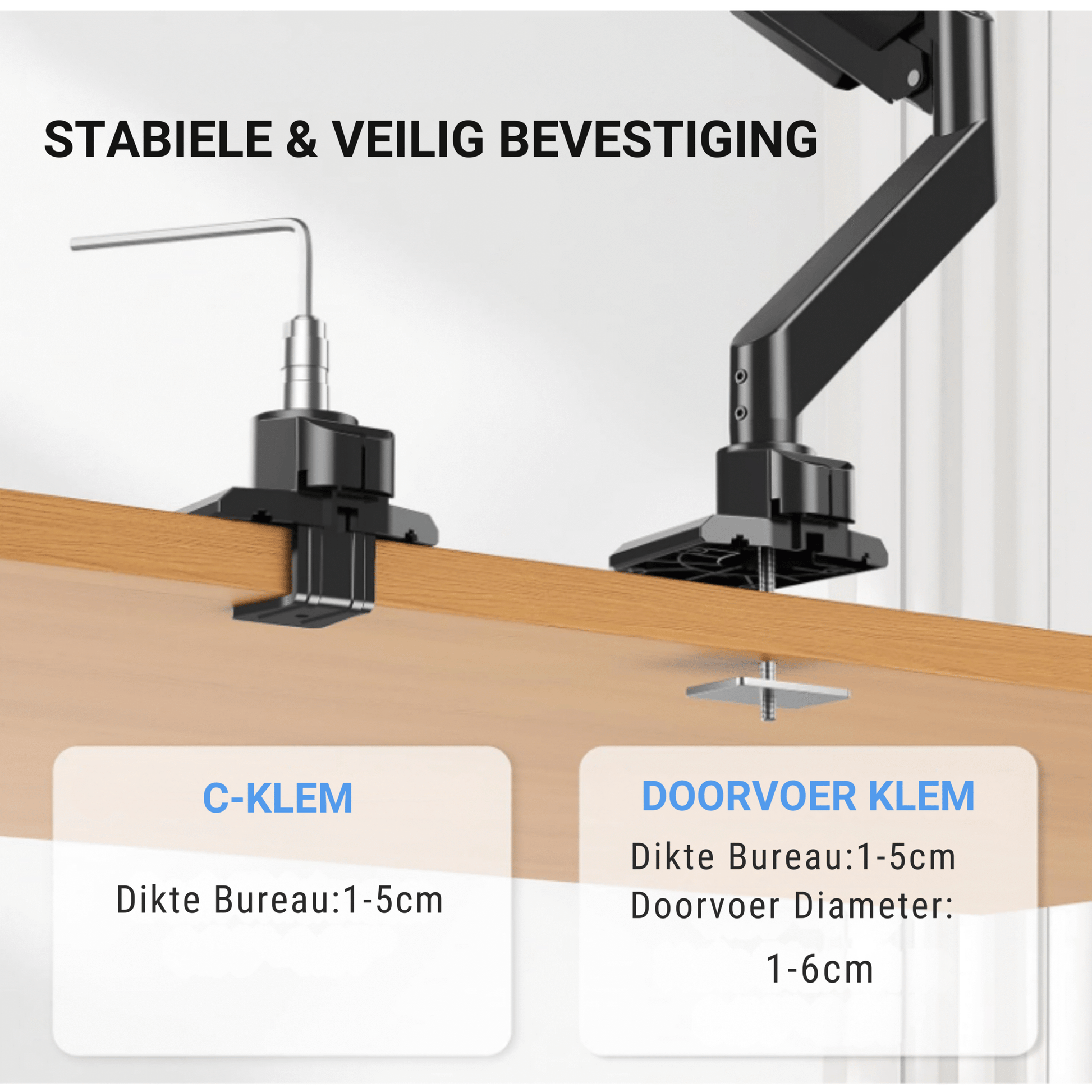 monitorarm heavy duty 1 arm monitor beugel