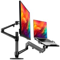 Levantu Star PRO - Monitor arm voor 2 beeldschermen met gasveer