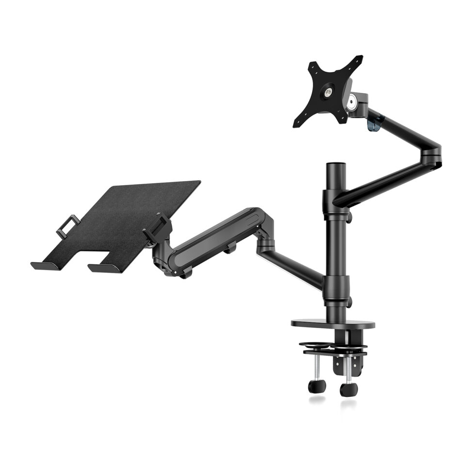 Levantu Star PRO - Monitor arm voor 2 beeldschermen met gasveer