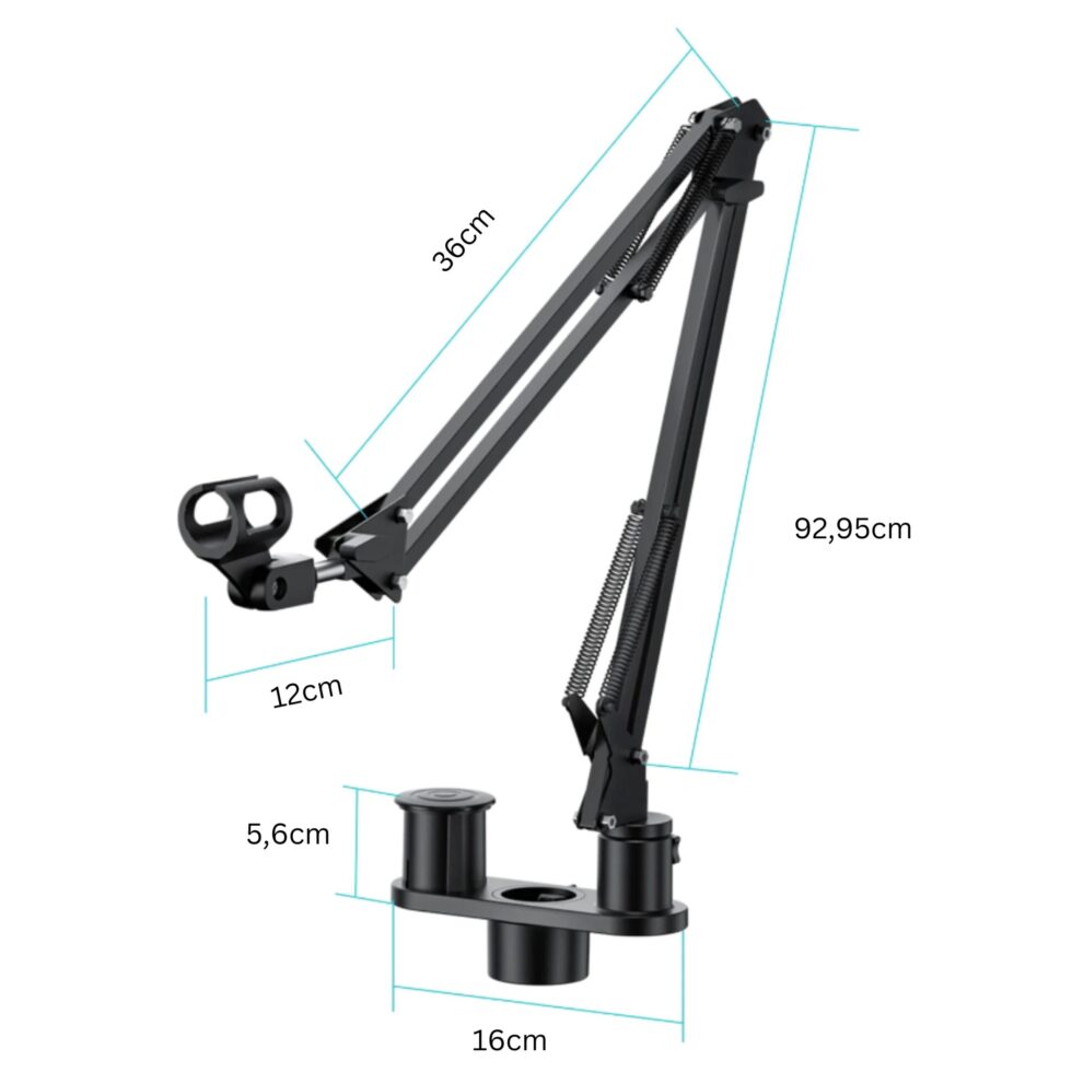 Microfoon houder + T bar connector