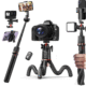 LEVANTU Flexibele Octobus Tripod statief voor smartphone en camera 4 in 1